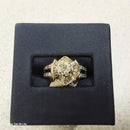 Women's Ring - Solitaire - Yellow Gold 14k (.585) 5.1 grams Size 7.5