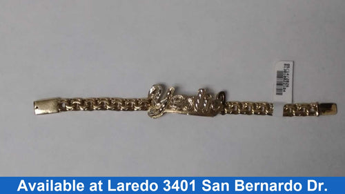 Bracelet - Yellow Gold 10k (.417) 13.2 grams 6 inch