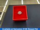 Ring - Engagement Set - White Gold 18k (.750) 4.1 grams Size 6