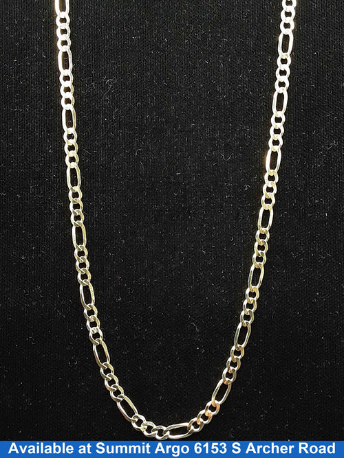 Figaro Chain - Yellow Gold 14k (.585) 13.6 grams 24 inch