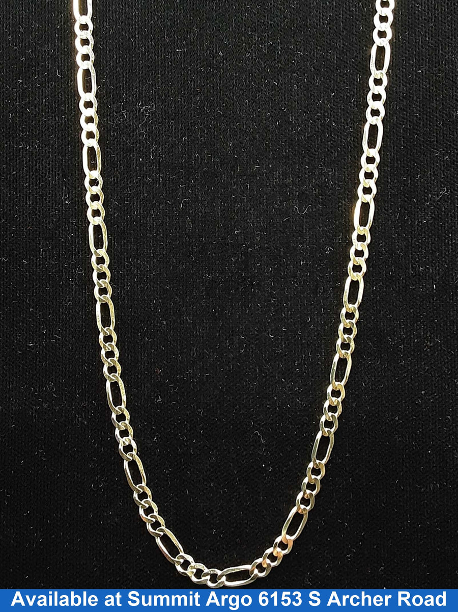 Figaro Chain - Yellow Gold 14k (.585) 13.6 grams 24 inch