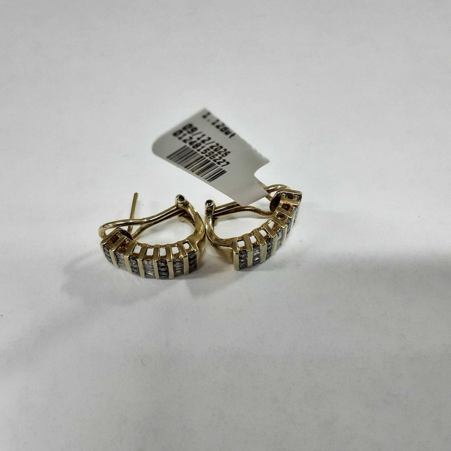 Earrings - Yellow Gold 10k (.417) 5.7 grams
