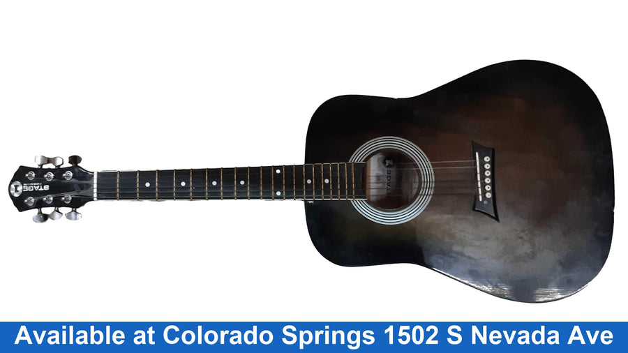 Michael Kelly Stage 1 Mks1tqs Black Acoustic Classic Guitar