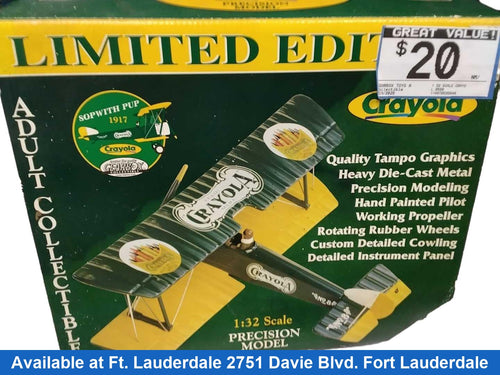 Gearbox Toys And Collectibles 1 32 Scale Crayola Precision Model1917 Sopwith Pup Multi-color Other Collectible