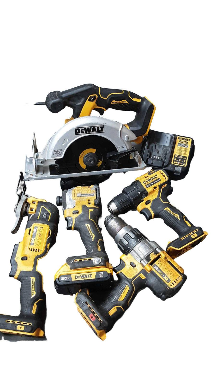 Dewalt Dcd708 Yellow Cordless Standard Drill
