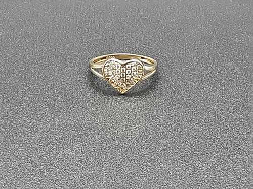 Women's Ring - Yellow Gold 10k (.417) 1.8 grams Size 7.5