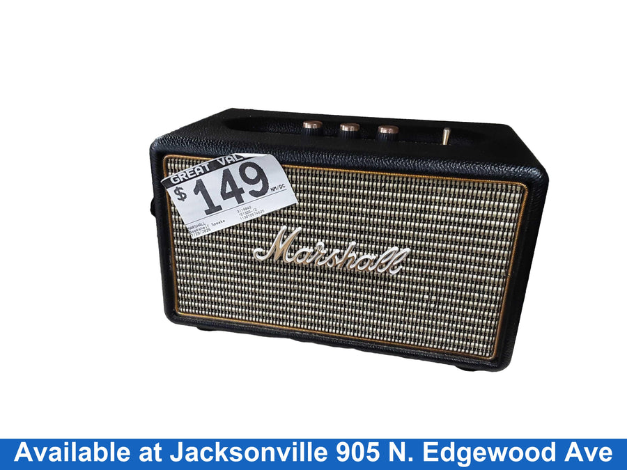 Marshall 3114849 Black Bookshelf Speaker