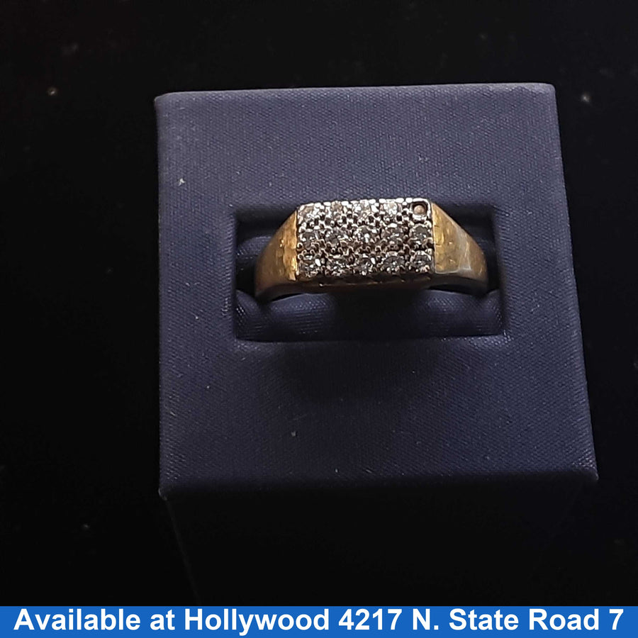 Women's Ring - Yellow Gold 18k (.750) 7.9 grams Size 9