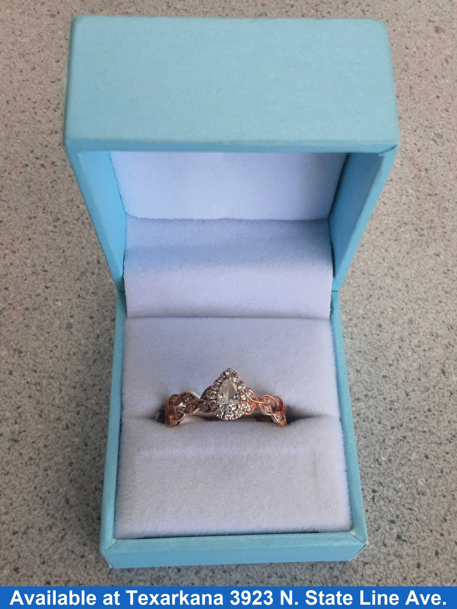 Women's Ring - Rose Gold 14k (.585) 3.6 grams Size 9