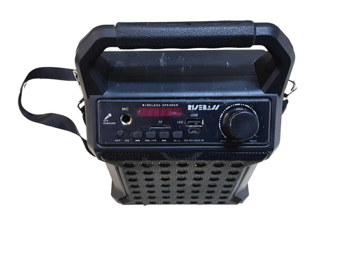 Risebass Wireless Speaker Black Portable Speaker