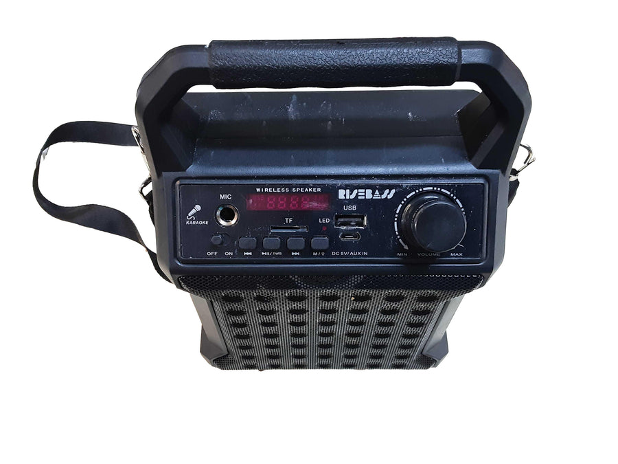 Risebass Wireless Speaker Black Portable Speaker
