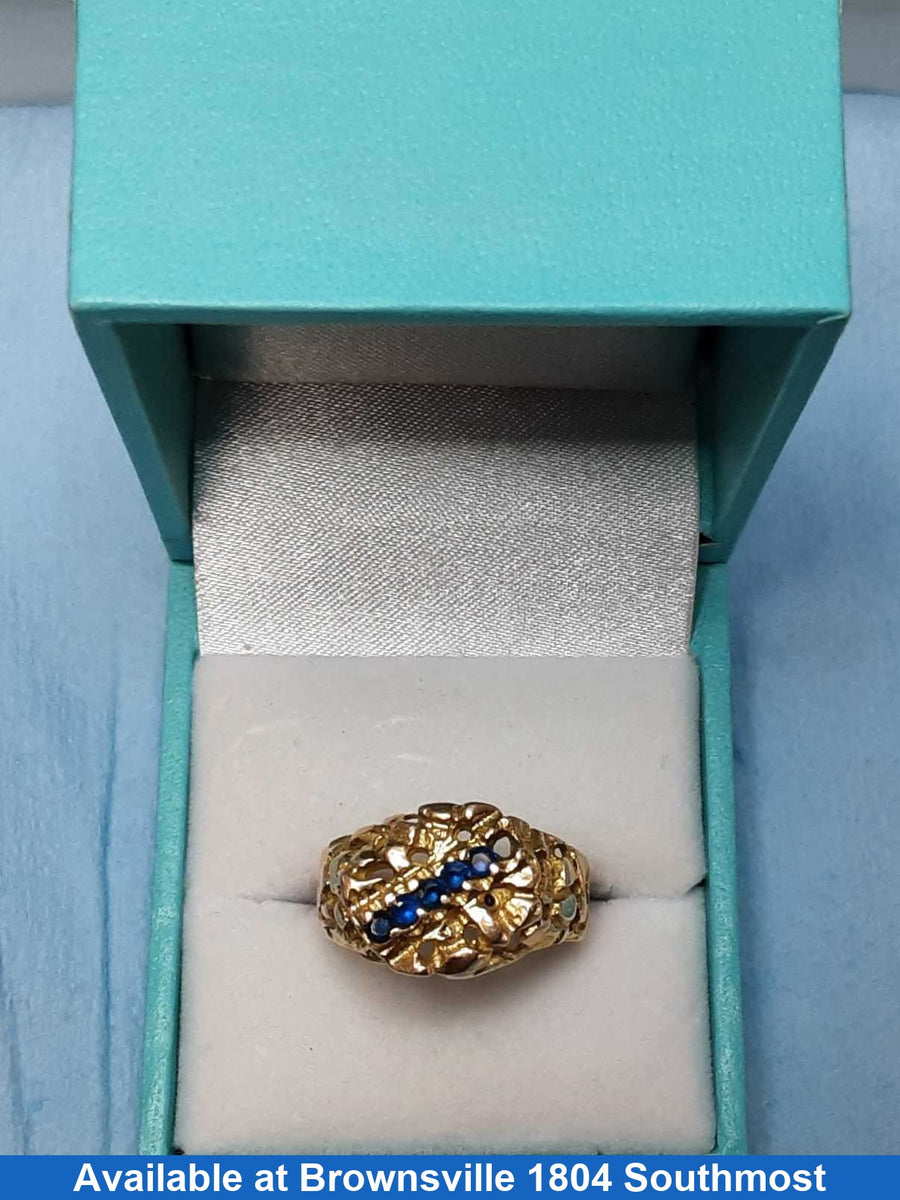 Women's Ring - Yellow Gold 10k (.417) 4.4 grams Size 9