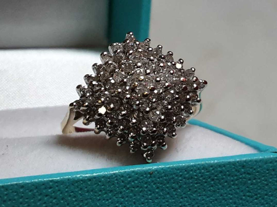 Women's Ring - Yellow Gold 14k (.585) 3.9 grams Size 20