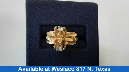Women's Ring - Yellow Gold 14k (.585) 3.7 grams Size 6