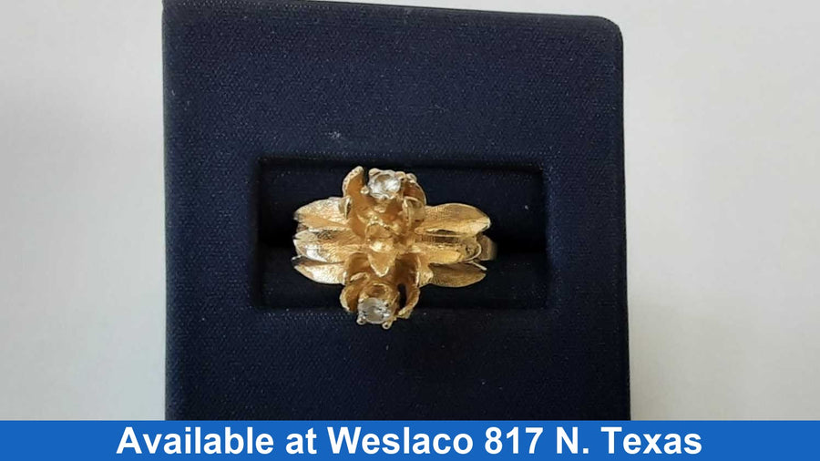 Women's Ring - Yellow Gold 14k (.585) 3.7 grams Size 6