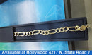 Figaro Bracelet - Yellow Gold 14k (.585) 19.1 grams 8 inch
