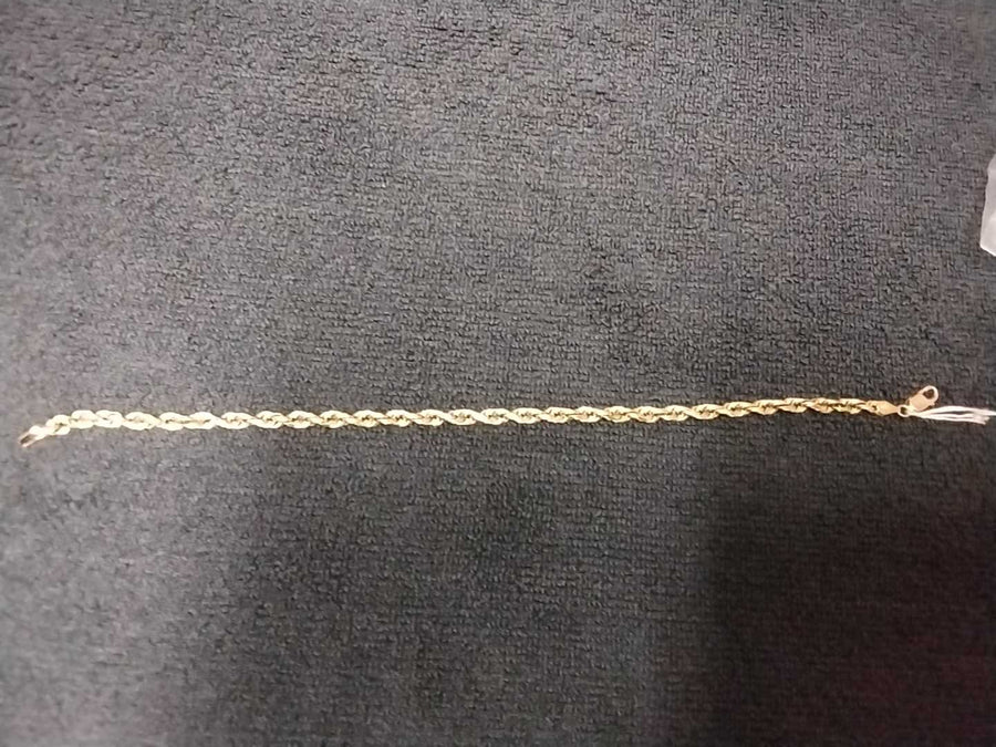 Rope Bracelet - Yellow Gold 14k (.585) 11.2 grams 9 inch