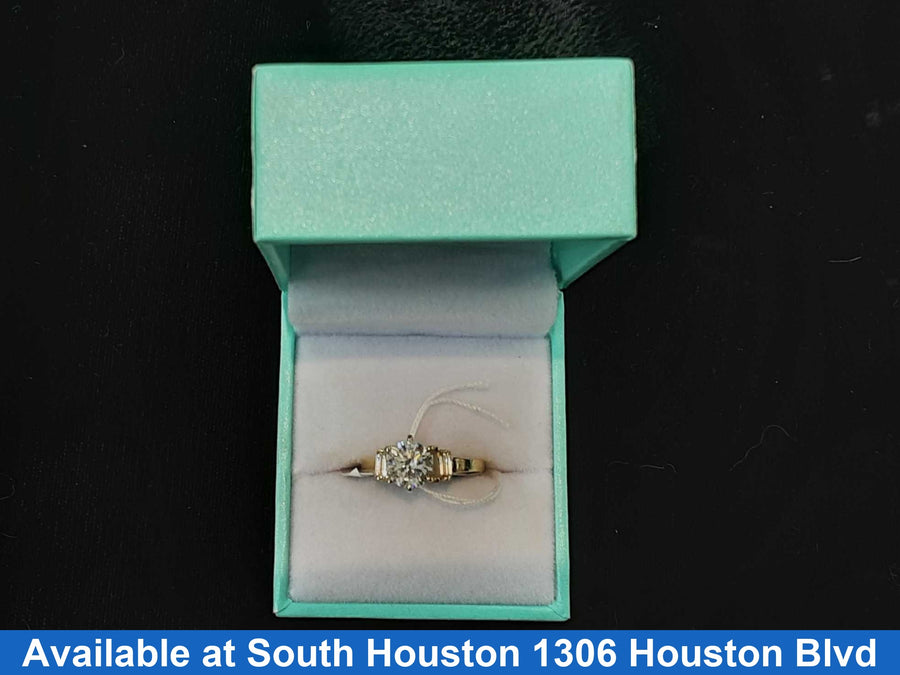 Ring - Wedding Band - Yellow Gold 14k (.585) 3.2 grams Size 8