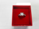 Ring - Wedding Set - White Gold 14k (.585) 6 grams Size 20