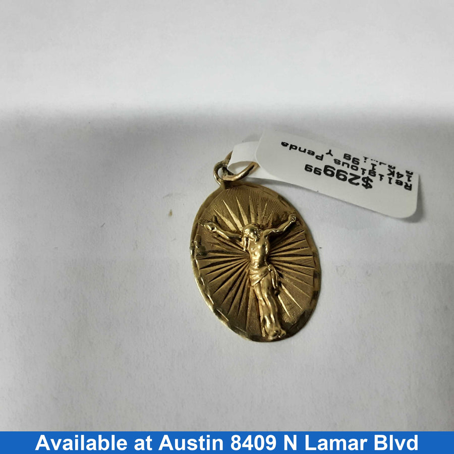 Religious Pendant - Yellow Gold 14k (.585) 1.9 grams