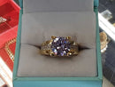 Women's Ring - Solitaire - Yellow Gold 14k (.585) 5.8 grams Size 7.5