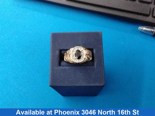 Men's Ring - Yellow Gold 10k (.417) 4.7 grams Size 8