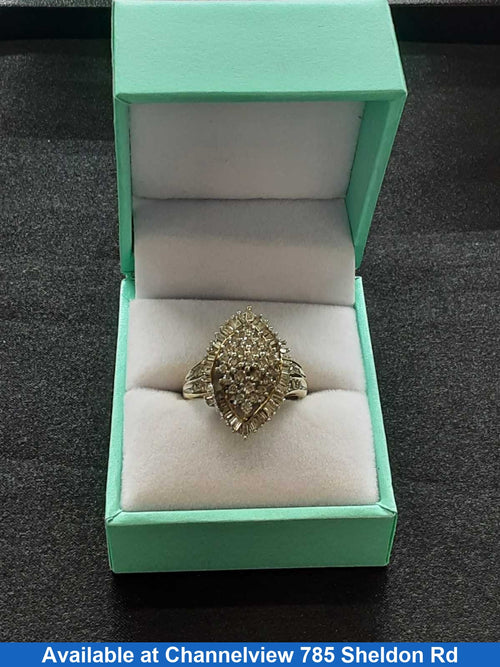 Women's Ring - Yellow Gold 10k (.417) 4.7 grams Size 8