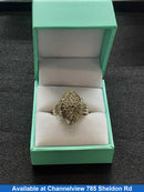Women's Ring - Yellow Gold 10k (.417) 4.7 grams Size 8