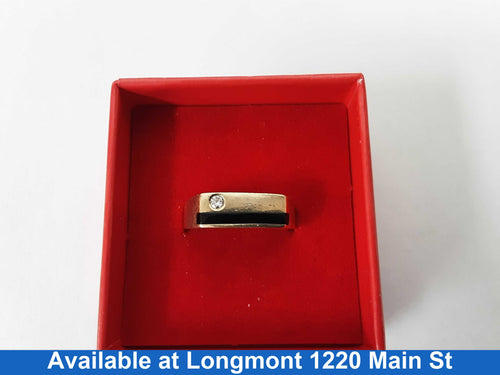 Men's Ring - Yellow Gold 10k (.417) 4.3 grams Size 9