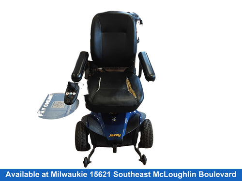 Jazzy Elite Es Blue Motorized Wheelchair / Mobility Scooter