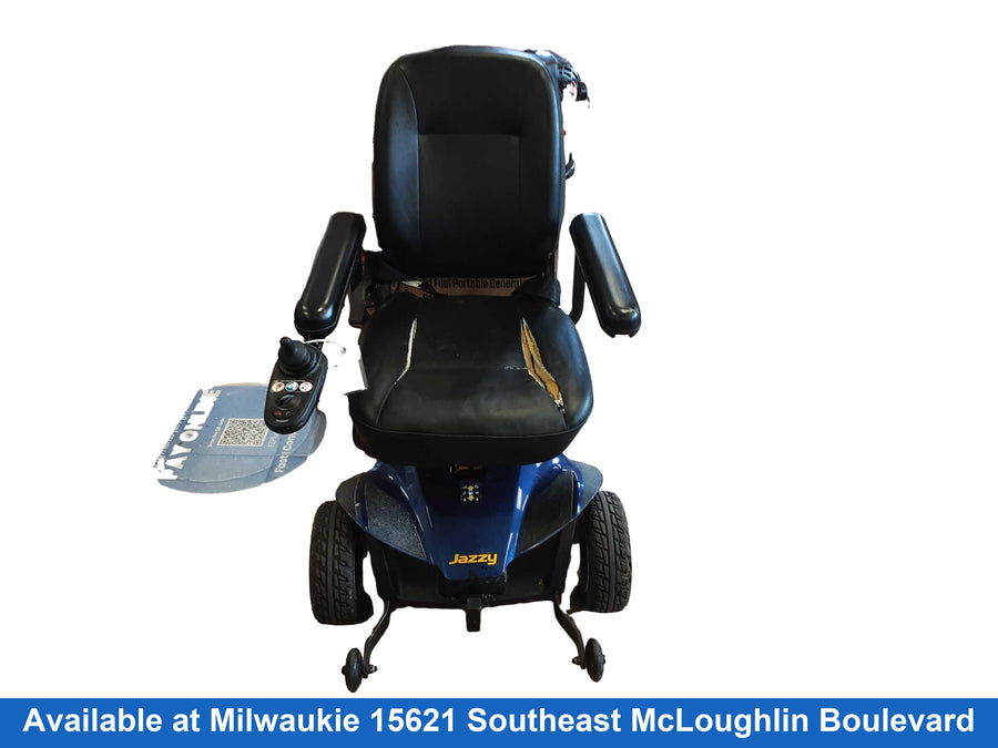 Jazzy Elite Es Blue Motorized Wheelchair / Mobility Scooter