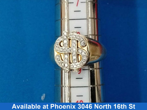 Men's Ring - Yellow Gold 14k (.585) 7.4 grams Size 8.5
