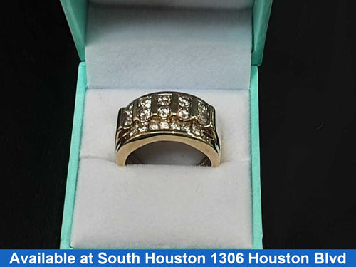 Men's Ring - Yellow Gold 10k (.417) 9.7 grams Size 10