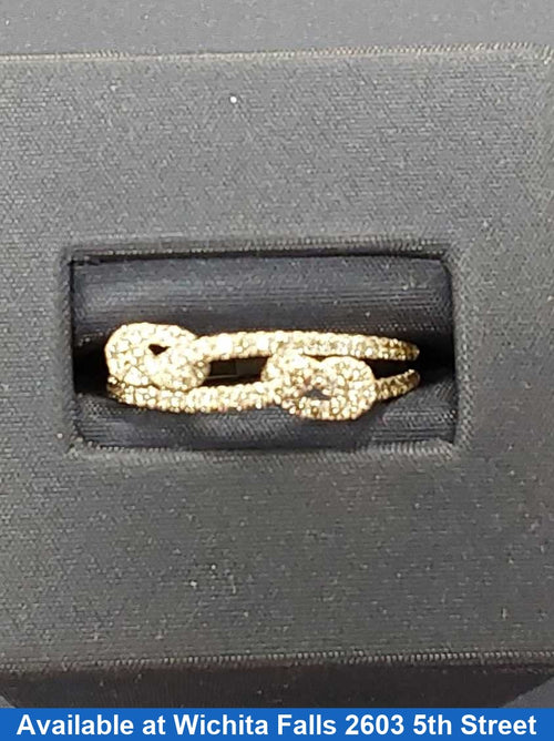 Women's Ring - Anniversary - White Gold 14k (.585) 3.2 grams Size 10