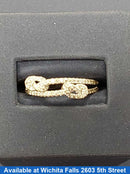 Women's Ring - Anniversary - White Gold 14k (.585) 3.2 grams Size 10