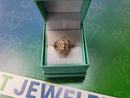 Women's Ring - Tricolor Gold 14k (.585) 3.7 grams Size 20