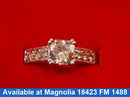 Women's Ring - White Gold 14k (.585) 5.5 grams Size 6.5