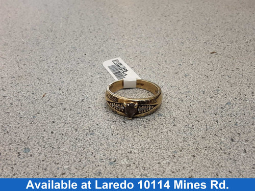Women's Ring - High School Ring - Yellow Gold 10k (.417) 5.6 grams Size 7.5