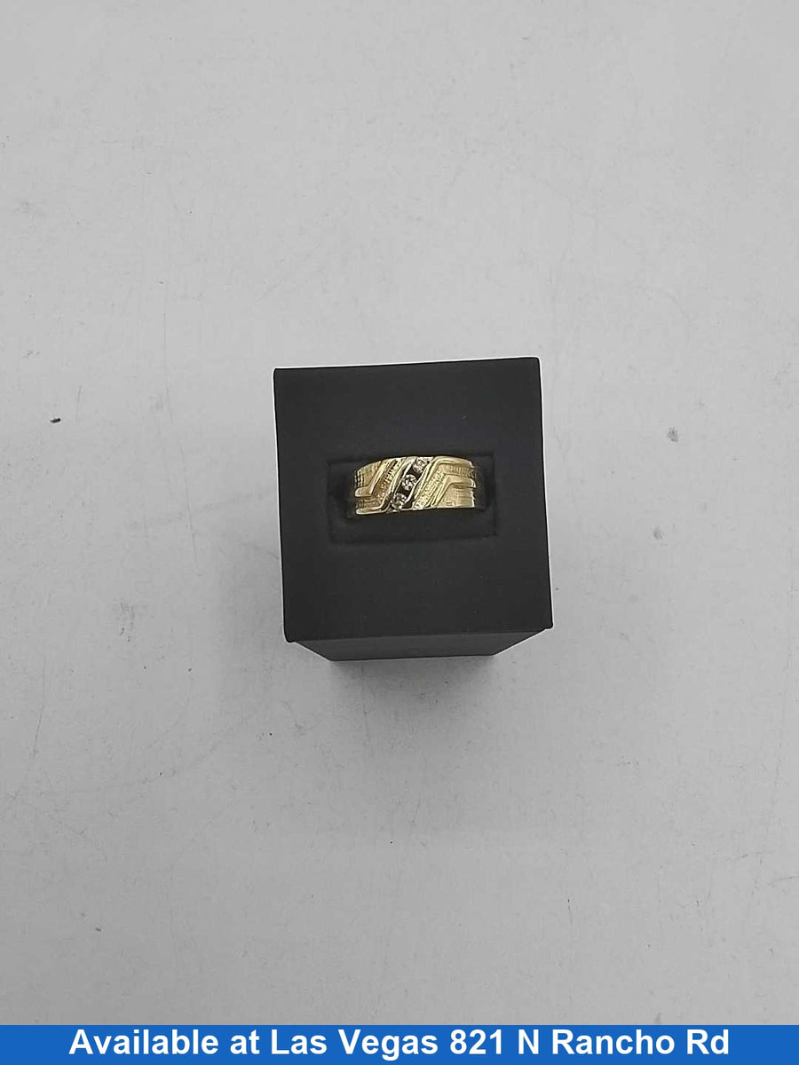 Women's Ring - Yellow Gold 14k (.585) 7.3 grams Size 7.5