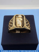 Men's Ring - Yellow Gold 10k (.417) 9.2 grams Size 14