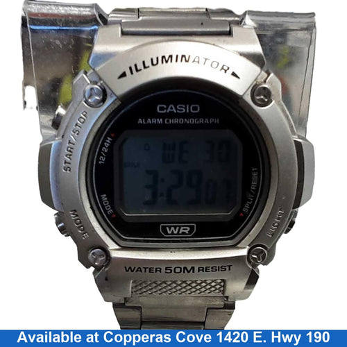 Casio W219h Silver Regular Watch
