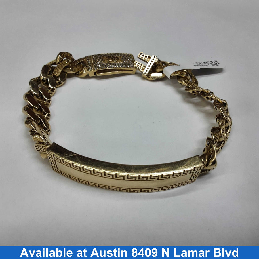 ID Bracelet - Yellow Gold 14k (.585) 22.9 grams 9 inch