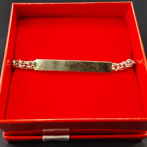 ID Bracelet - Silver 14.4 grams 6 inch
