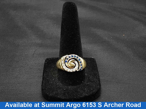 Women's Ring - Yellow Gold 14k (.585) 3.8 grams Size 9