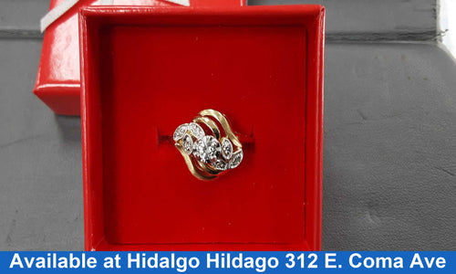Women's Ring - Yellow Gold 14k (.585) 5.2 grams Size 20