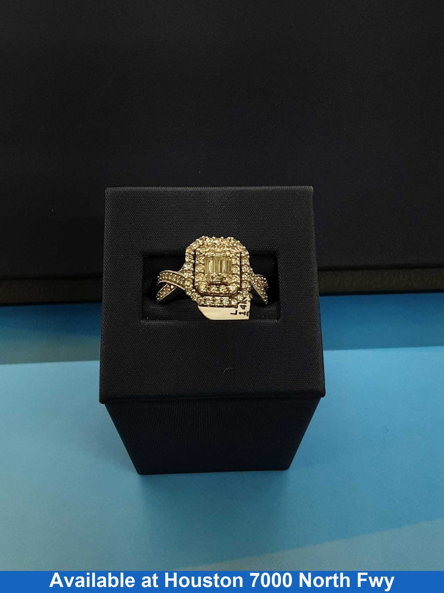 Women's Ring - White Gold 14k (.585) 6.3 grams Size 3