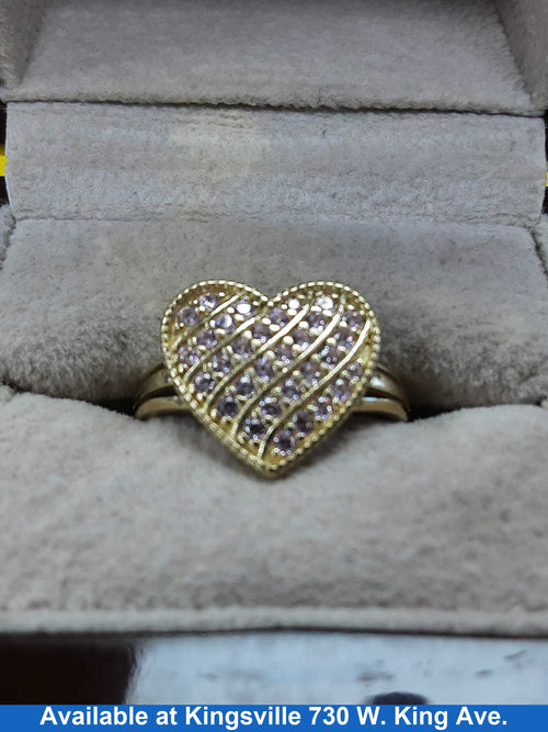 Women's Ring - Yellow Gold 10k (.417) 3.5 grams Size 8