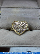 Women's Ring - Yellow Gold 10k (.417) 3.5 grams Size 8