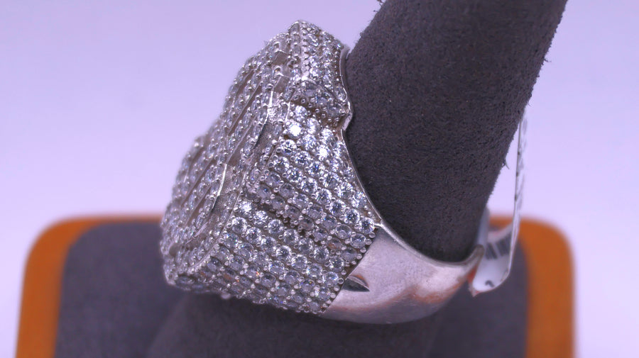 Dollar Ring - Silver 12.8 Grams Size 10