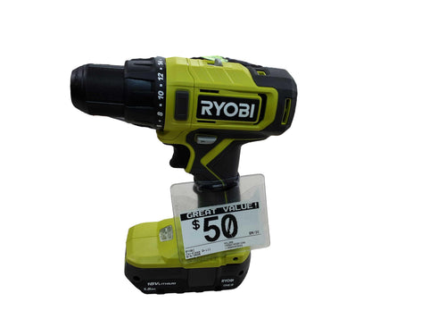 Ryobi Pcl206 Green Cordless Standard Drill